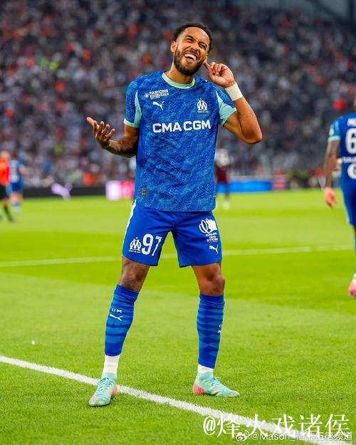 马赛5-1大胜尼斯暂居法甲榜首，格林伍德梅开二度，奥巴梅扬传射建功